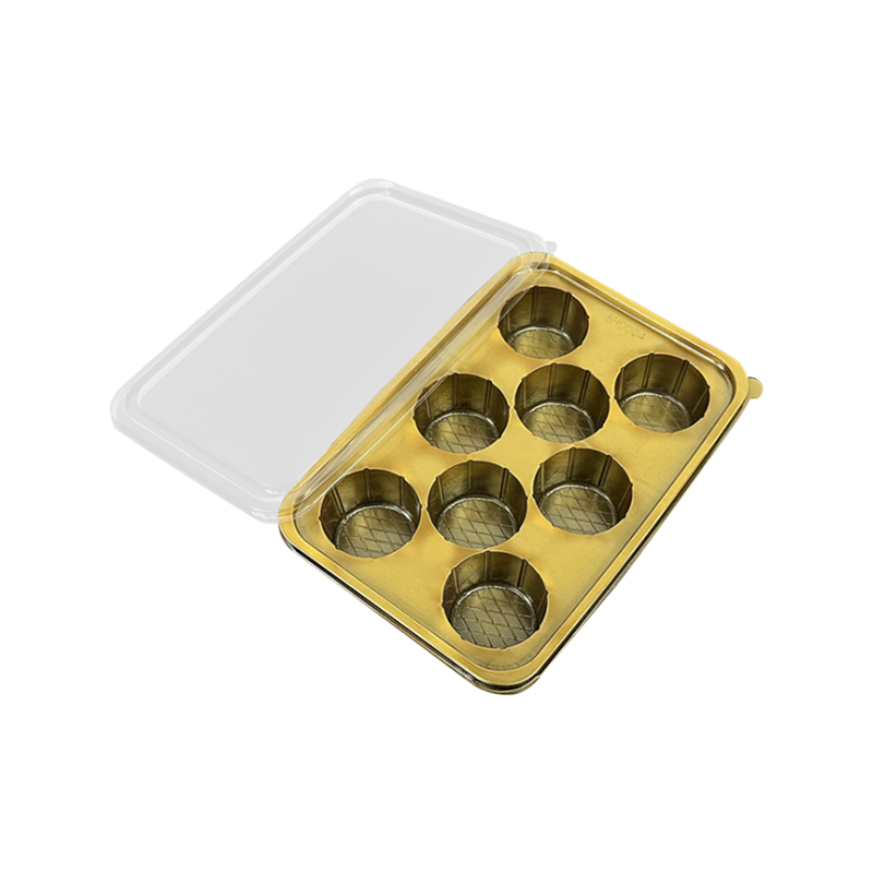 جعبه بسته بندی یکبار مصرف پلاستیکی 8 حفره ای