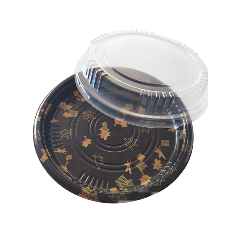 بشقاب ساندویچی دایره ای با درب