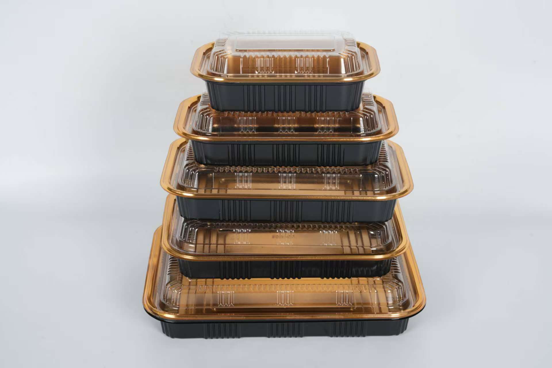 جعبه سینی غذای سوشی مواد پلاستیکی یکبار مصرف PP 